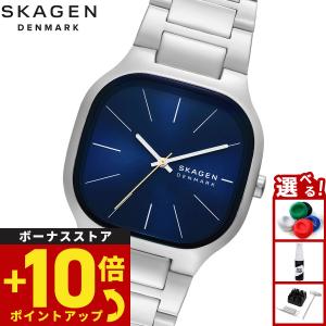 （ノベルティー付き）スカーゲン SKAGEN 腕時計 メンズ MELLEM 三針 シルバー ステンレス SKW6946