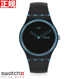 swatch スウォッチ 腕時計 オリジナルズ ブラック NEW GENT MINIMAL LINE...