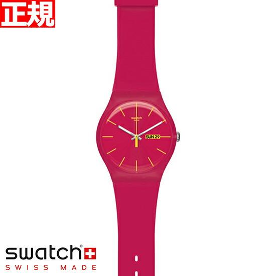 swatch スウォッチ 腕時計 メンズ レディース ニュージェント ルビンレーベル RUBINE ...