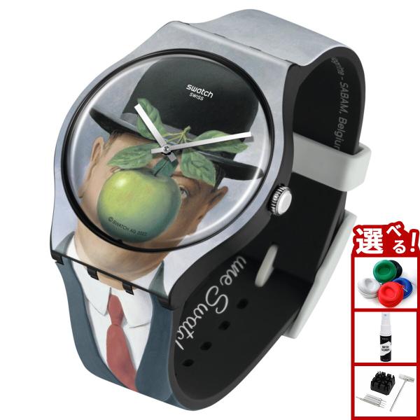 swatch スウォッチ LE FILS DE L&apos;HOMME BY RENE MAGRITTE 腕...
