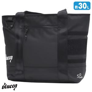 【即日発送可】blueeq（ブルイク） BQB00058 5R TOTE BAG 30 ロッカーにも収納可能なトートバッグ 30リットル ブラック リサイクル生地使用 環境配慮型バッグ