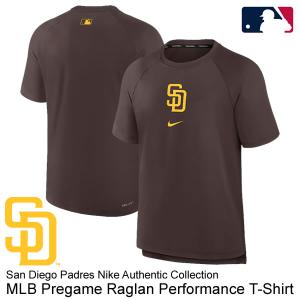 【あすつく対応】ナイキ（NIKE） Tシャツ チームロゴ 半袖 サンディエゴ・パドレス MLB Pregame T-Shirt Nike Authentic Collection 013B-20Q-PYP-WYF 野球｜grandslam