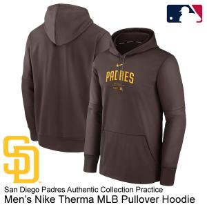 【あすつく対応】ナイキ（NIKE） プルオーバーフーディー パーカー 長袖 サンディエゴ・パドレス MLB Performance Pullover Hoodie NAC3-927Z-PYP-J37 野球｜grandslam