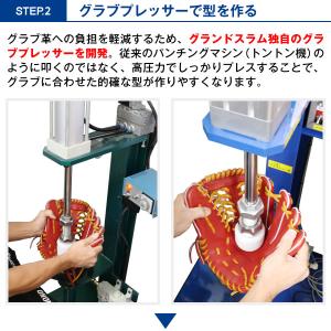 グラブ型付け 匠仕上げ グラブプレッサー導入で...の詳細画像2