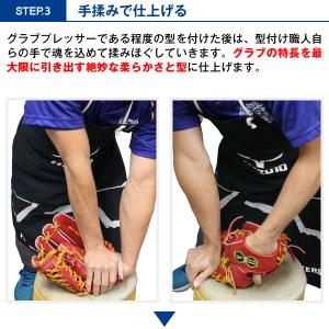 グラブ型付け 匠仕上げ グラブプレッサー導入で...の詳細画像4