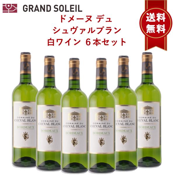 【送料無料】ドメーヌ デュ シュヴァルブラン 白ワイン 6本セット　家飲み　パーティ　ギフト プレゼ...