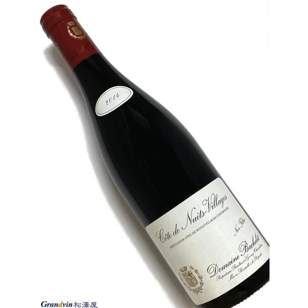 2014年 バシュレ コート ド ニュイ ヴィラージュ 750ml フランス ブルゴーニュ 赤ワイン