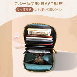 財布 レディース 二つ折り 本革 薄型 ミニ財...の詳細画像4