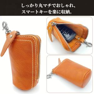 キーケース スマートキー 革 メンズ レディー...の詳細画像1