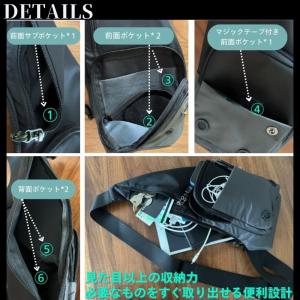 ボディバッグ スリングバッグ メンズ レディー...の詳細画像4