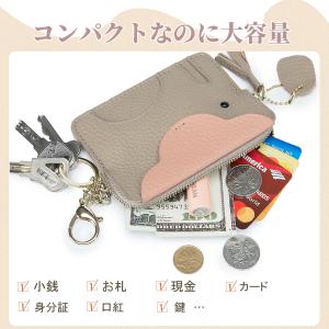 コインケース ミニ財布 本革 レディース 小銭...の詳細画像2