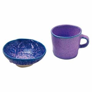 陶芸 釉薬 ラベンダー釉(紫窯変釉) 1kg 窯変釉薬
