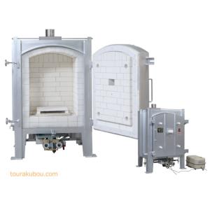 陶芸用品 シンリュウ 無煙灯油窯やいた炉 Y-16F＋MRデジタル温度計セット