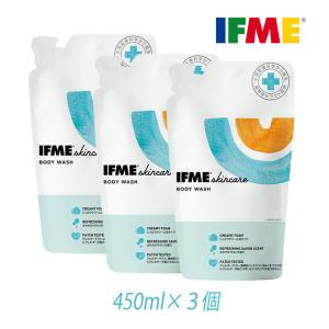 IFME イフミー ボディウォッシュ 詰替 450ml 3個セット 日本製 スキンケア ボディソープ 乾燥対策 保湿 ワセリン配合 グリセリン配合 弱酸性 爆買