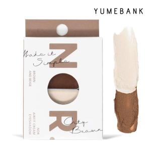 ユメバンク NOR. AIRFIT CREAM EYESHADOW シティブラウン 1個 ノール エアフィット クリーム アイシャドウ ナチュラル 2色 グラデーション mb