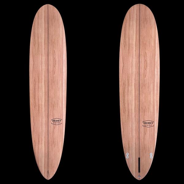 【新品　EPS エポキシ】DECENCY9'4" ロング 「BASIC FAT」 ウッド　※西濃運輸...