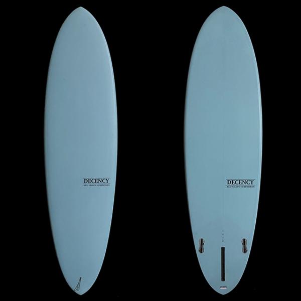 【新品　EPS EPOXY】DECENCY 6'10" 「MID PIN」 IceBlue　※西濃運...