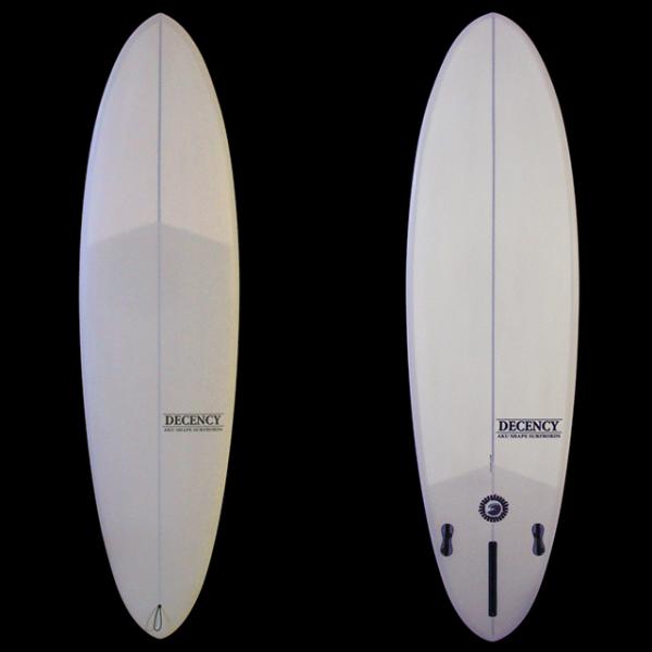 【新品　EPS EPOXY】DECENCY 6'10" 「MID PIN」 QuillGray　※西...