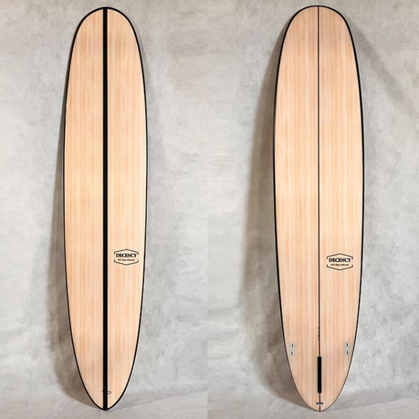 【新品　EPS エポキシ】DECENCY9'4" ロング 「BASIC FAT」 WOODxBLAC...