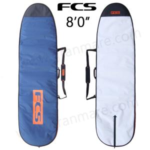 【ハードケース】FCS 8'0" CLASSIC FUN BOARD ブルー/ホワイト｜granmare-surf