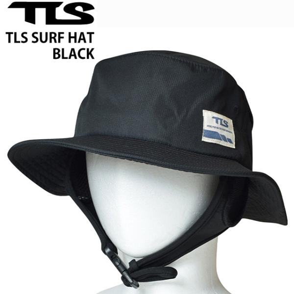 【TLS】SURF HAT / サーフハット / ブラック / 夏用