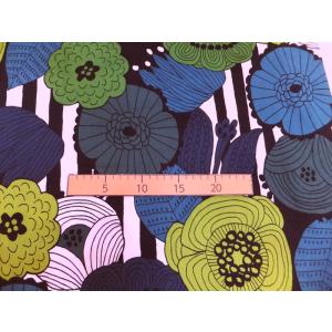 ラージフラワー 綿サテン (綿 生地 布)の詳細画像3