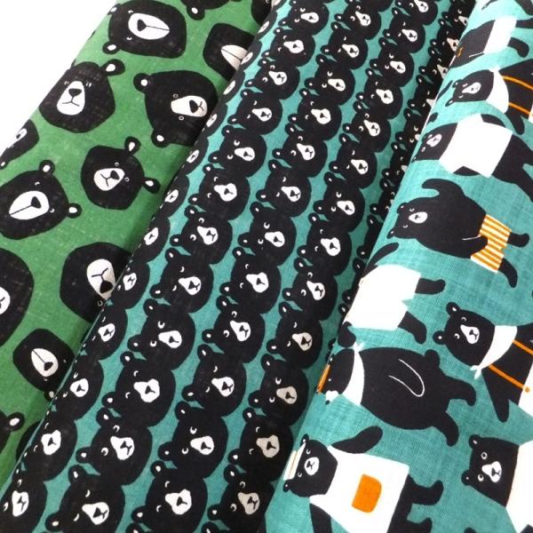 グリーンベア―・リネンライクスラブ SEVENBERRY(綿 生地 布)