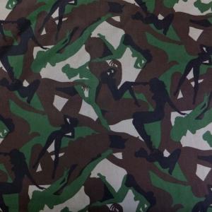 Camouflage Girls (USAコットン 生地 布)｜granny