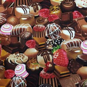 Chocolates チョコレート・Timeless Treasures (USAコットン 生地 布)｜granny