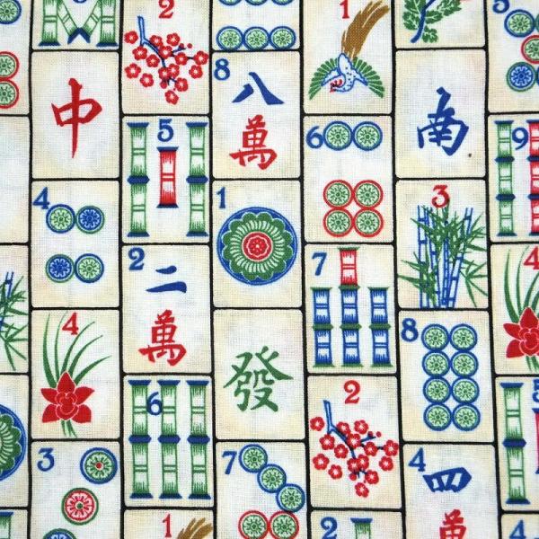 マージャンタイル (USAコットン 生地 布)