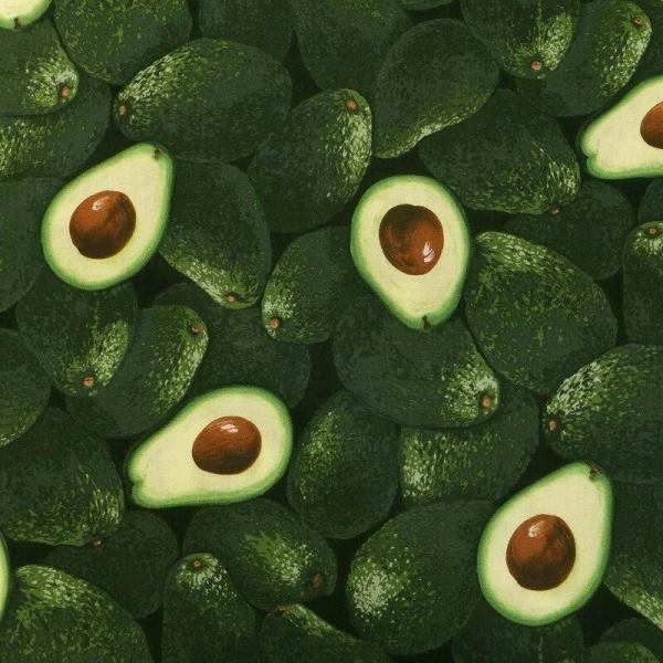 Avocados (USAコットン 生地 布)