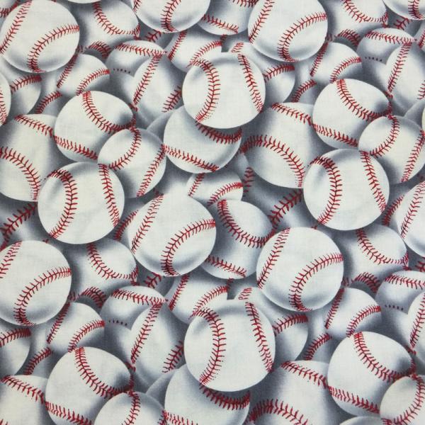 PACKED BASEBALLS (USAコットン 生地 布)