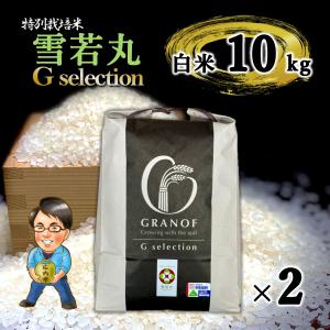 新米予約 令和8年産 雪若丸 白米10kg(5k...の商品画像