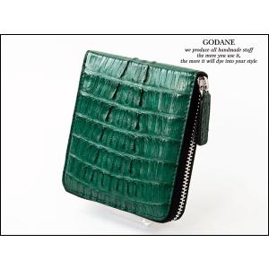 62%オフ ゴダン 財布 父の日 GODANE ラウンドファスナー カイマン
