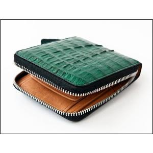 68%オフ 財布 父の日 カイマン クロコダイ...の詳細画像3