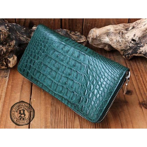 63%オフ 財布 父の日 カイマン クロコダイル GODANE ゴダン  テールレザー spcw80...