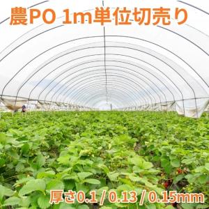 農PO キリヨケバーナル ビニールハウス用 厚さ0.15mm 1m単位切り売り 希望の長さ(m)を数量で入力 農POビニール 受注生産【取寄商品】