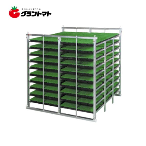 水平式 アルミ苗コンテナ KS-80AL 80枚載せタイプ 軽トラック荷台にぴったり ケーエス製販【...