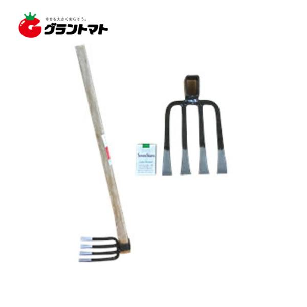 三本万能鍬(小) 鉄製 永井のくわ