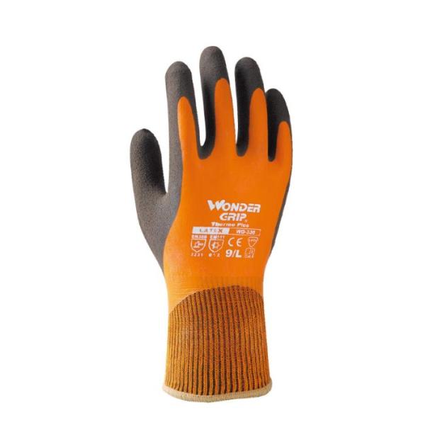 防寒手袋 WG-338 Mサイズ サーモプラス 防水 天然ゴム ユニワールド