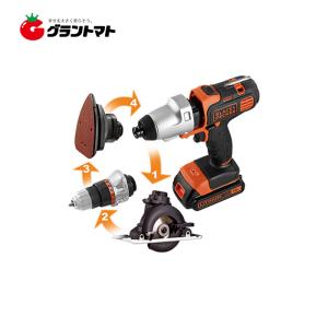 マルチツールプラス EVO183P1 18Vリチウム 電動工具 ブラックアンドデッカー(BLACK+DECKER) 【在庫処分限定特価】