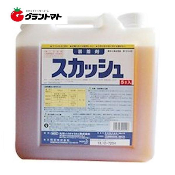 スカッシュ 5L 機能性展着剤 農薬 丸和バイオケミカル【取寄商品】