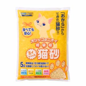 ミィちゃんの猫砂 おから 2穴タイプ 5L×4...の詳細画像1