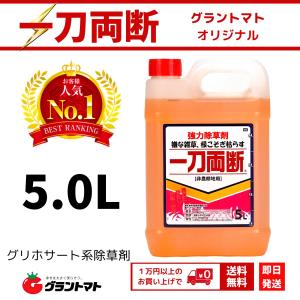 一刀両断 除草剤 5L グリホサート41% 非...の詳細画像1