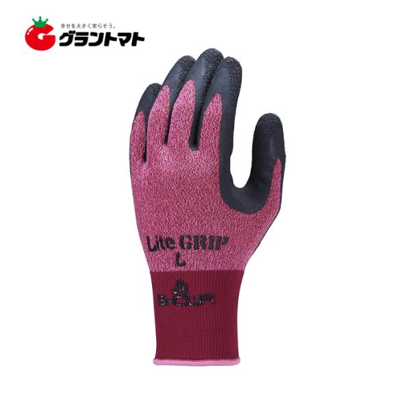 ライトグリップ No.341 レッド Lサイズ 1双 天然ゴム手袋 ショーワグローブ【ゆうパケット可...