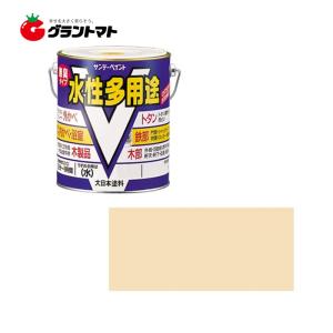 水性多用途 アイボリー 1.6L(1600ml) 水性多目的塗料(半つや)