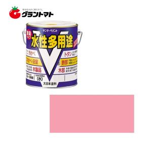 水性多用途 0.7L(700ml) ピンク 水性多目的塗料(半つや) サンデーペイント｜grantomato