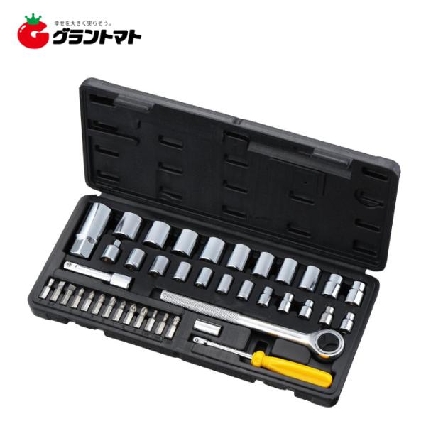 M&amp;M　ソケットレンチセット４０Ｐ　　Ｓ?１００高儀