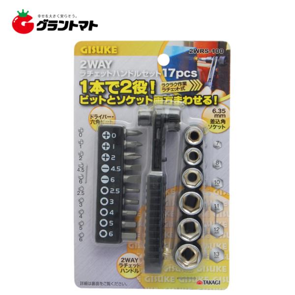GISUKE　２ＷＡＹラチェットセット２ＷＲＳ?１００高儀