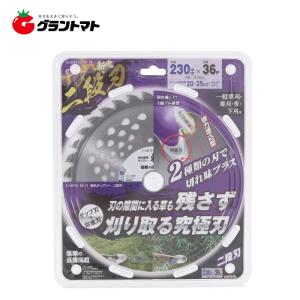 EARTH MAN斬丸 草刈チップソー二段刃 230×36P 高儀